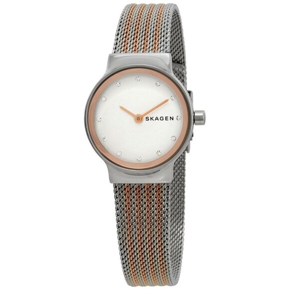 FX04253B NWT Skagen Fashion Ladies Quartz Steel Authentic Watch - Picture 1 of 3